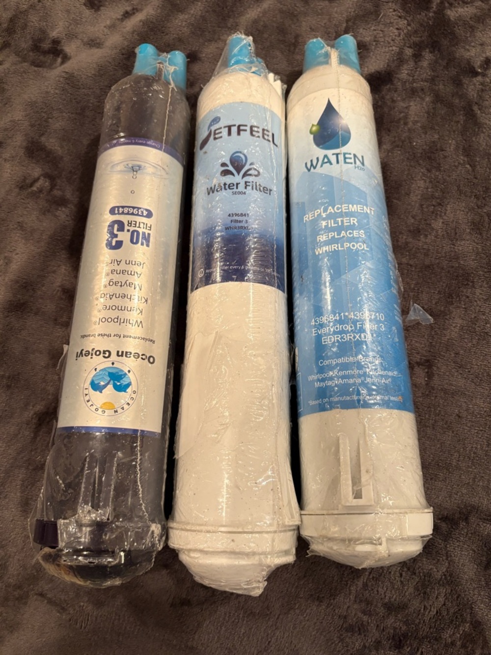 Replacement Refrigerator Water Filters - Assorted Brands